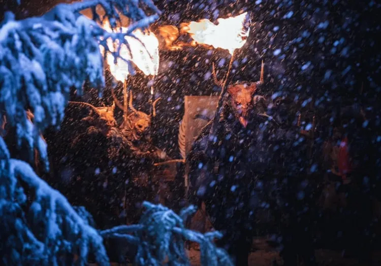 Fire and snow at the Stoaberg Toife event