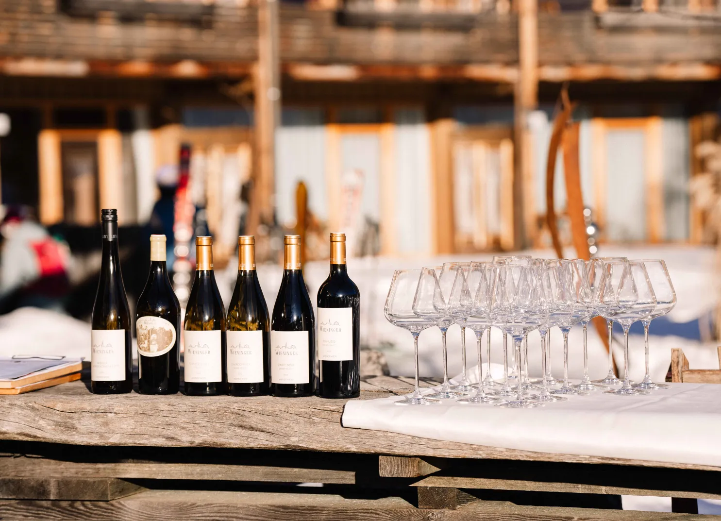 Weinschrank im Hotel